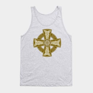 Celtic High Cross Decorative Knotwork 11 Tank Top